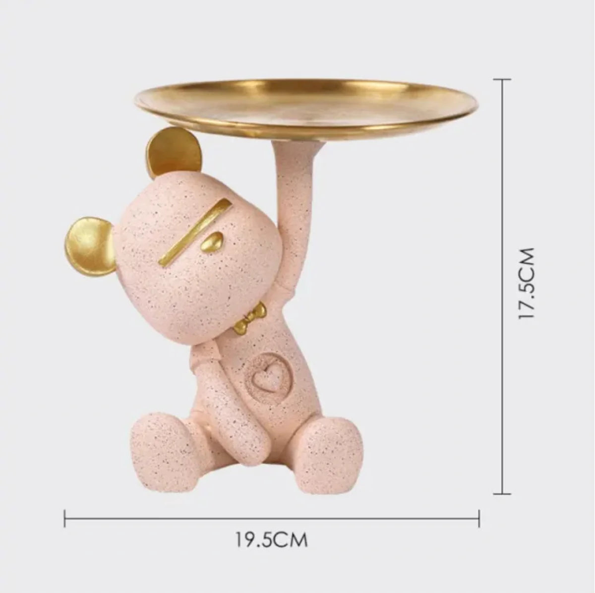 Mini Teddy Table with Heart