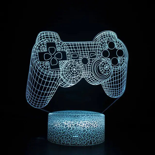 3D LED Gaming Lamp 7 colors